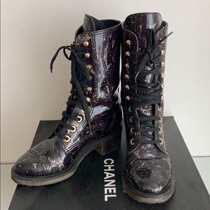 Chanel Combat Boots